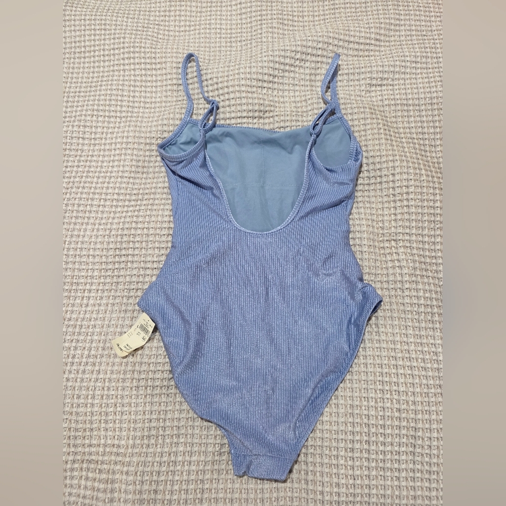 Aerie Light Blue One-Piece Swimsuit - Picture 2 of 4